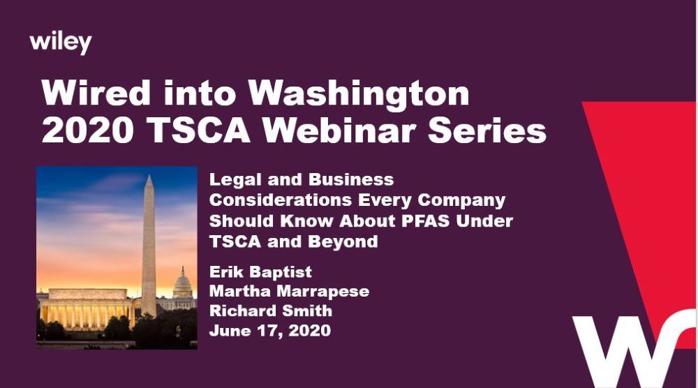 Photo of Legal and Business Considerations Every Company Should Know About PFAS Under TSCA and Beyond