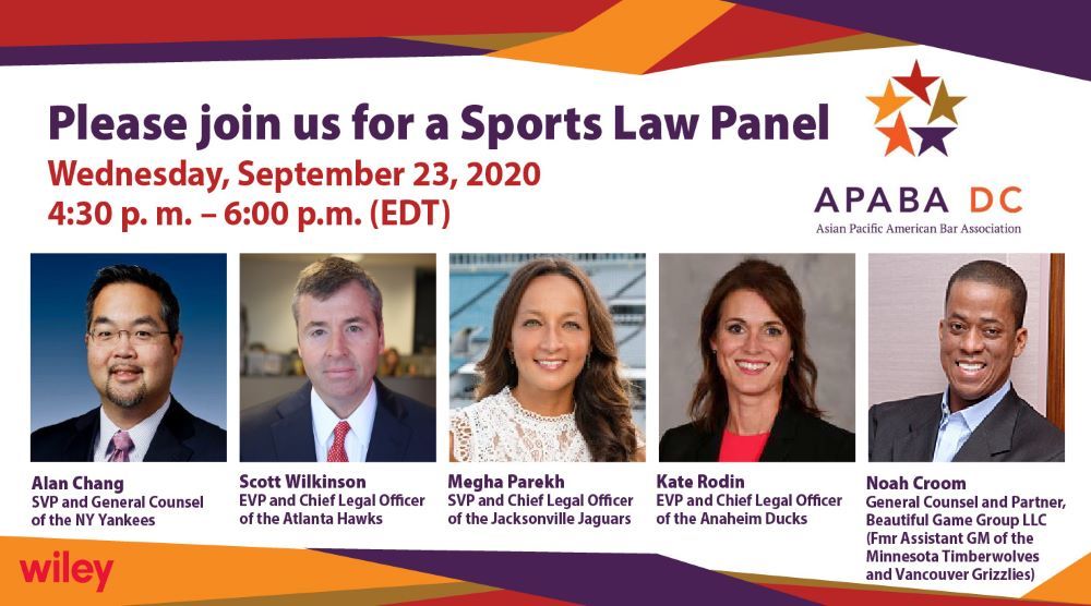 Photo of APABA-DC Sports Law Panel