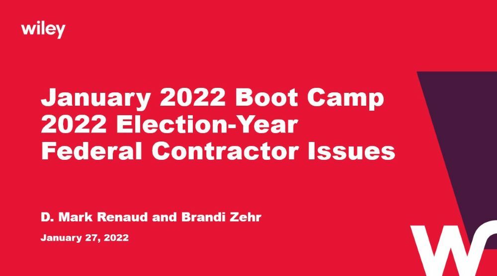 Photo of 2022 Election-Year Political Law Issues for Government Contractors: Contributions, PACs, and Pay-to-Play