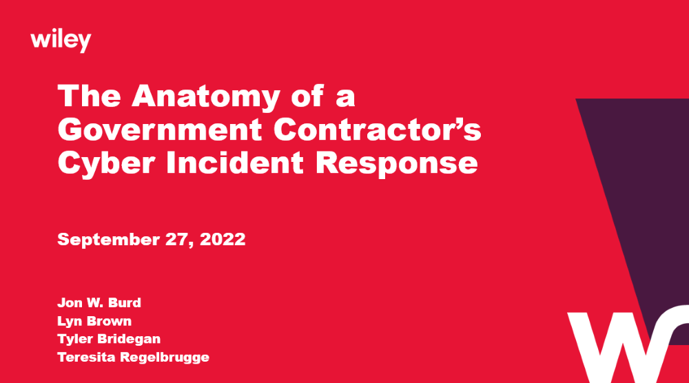 Photo of The Anatomy of a Government Contractor’s Cyber Incident Response