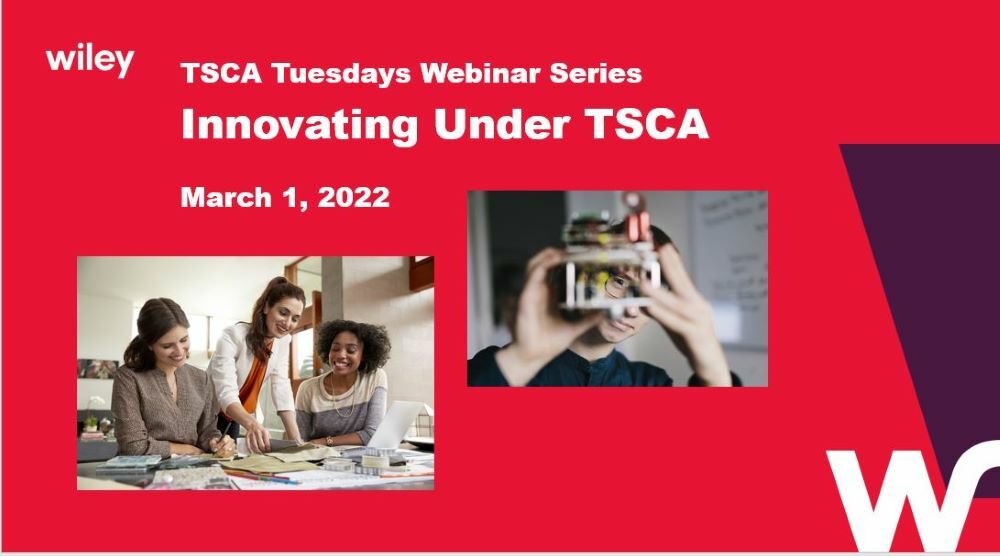 Photo of TSCA Tuesdays: Innovating Under TSCA