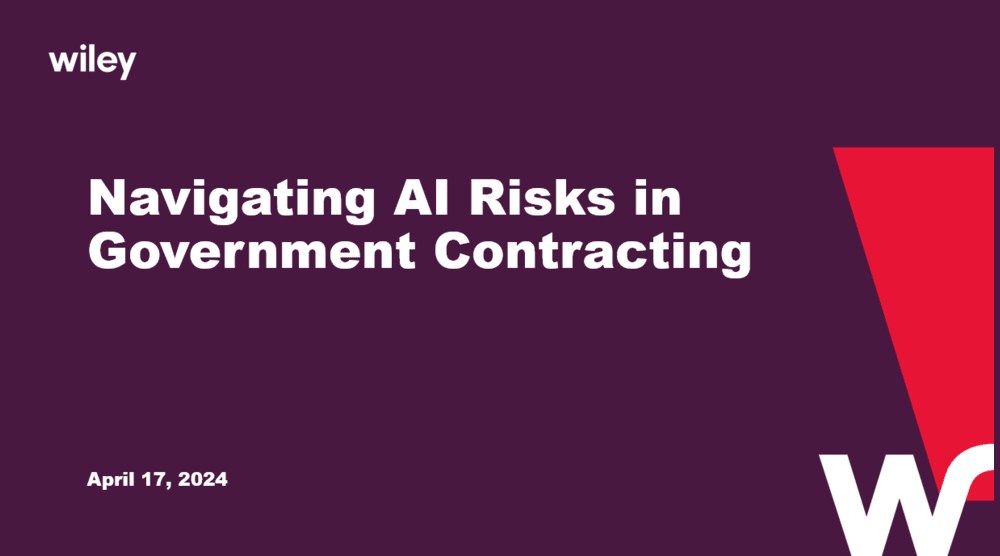 Photo of Navigating AI Risks in Government Contracting