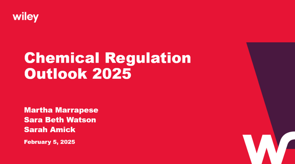 Photo of Chemical Regulation: 2025 Outlook