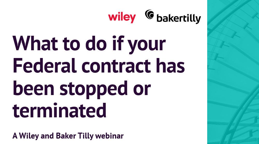 Photo of What To Do If Your Federal Contract Has Been Stopped or Terminated