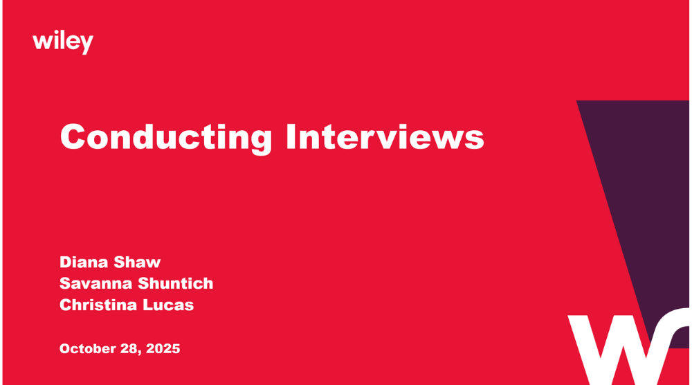 Photo of Fall Series: Internal Workplace Investigations 101 - Conducting Interviews