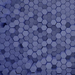 blue hexagons